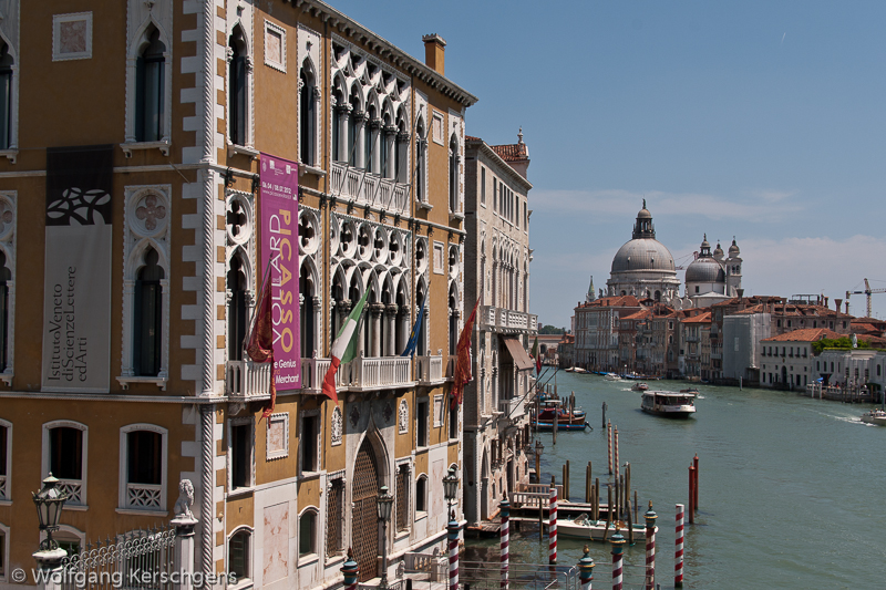 2012, Venedig, Ponte dell'Accademia, Basilica di Santa Maria della Salute